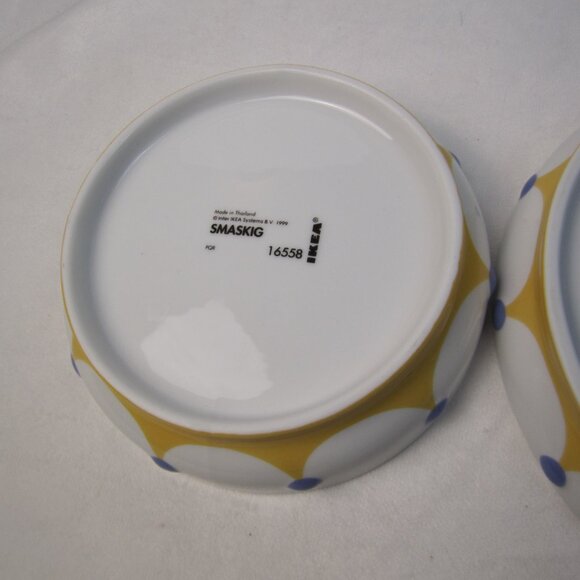 Vintage IKEA SMASKIG Childs Bowl & Plate Set Dragon 1999 # 16558 - Picture 6 of 8